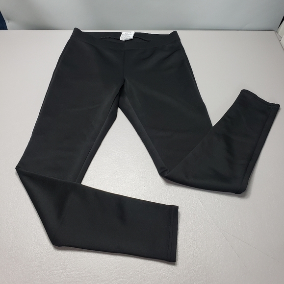 3/$15 unbranded solid black leggings women's size medium - Picture 1 of 10